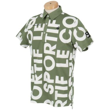 ルコック Le coq sportif　メンズ マルチカラーロゴ柄 半袖 ポロシャツ LG5SHS05M　2025年モデル 詳細7