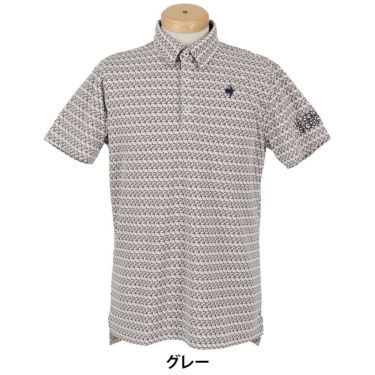 ルコック Le coq sportif　メンズ トライアングル小柄 半袖 ポロシャツ LG5SHS06M　2025年モデル 詳細2