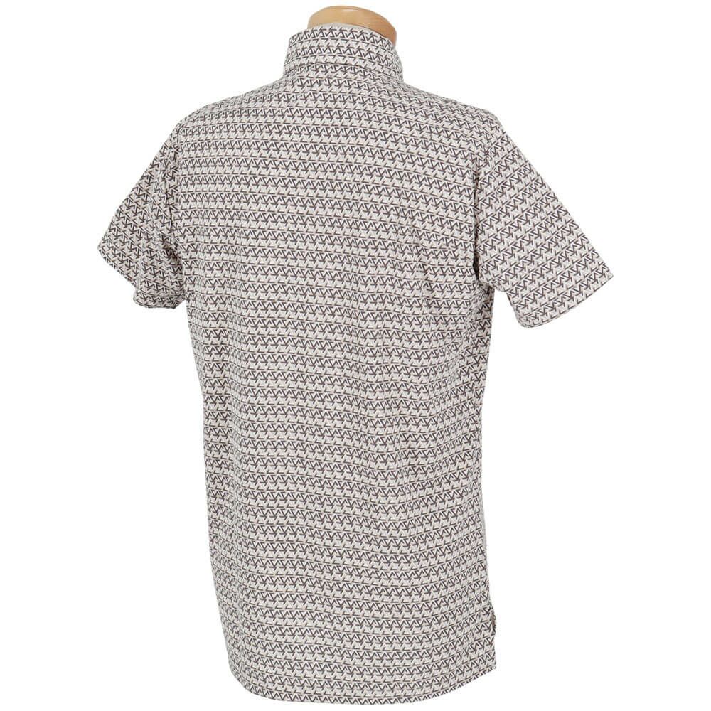 ルコック Le coq sportif　メンズ トライアングル小柄 半袖 ポロシャツ LG5SHS06M　2025年モデル 詳細3