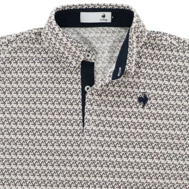 ルコック Le coq sportif　メンズ トライアングル小柄 半袖 ポロシャツ LG5SHS06M　2025年モデル 詳細5