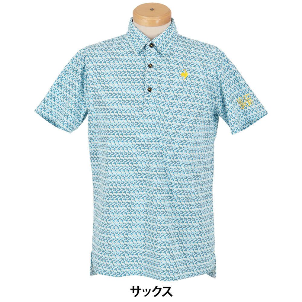 ルコック Le coq sportif　メンズ トライアングル小柄 半袖 ポロシャツ LG5SHS06M　2025年モデル 詳細12