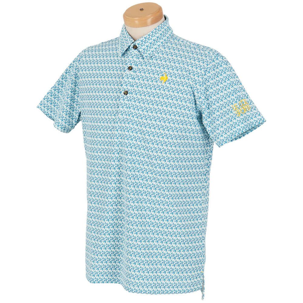 ルコック Le coq sportif　メンズ トライアングル小柄 半袖 ポロシャツ LG5SHS06M　2025年モデル 詳細14