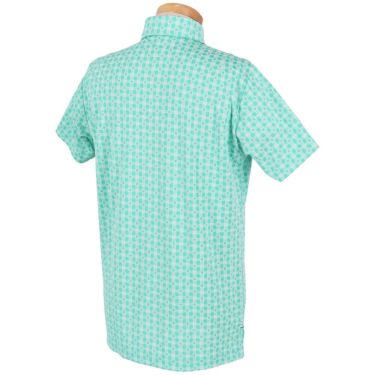 ルコック Le coq sportif　メンズ ロゴ刺繍 モノグラム柄 ジャガード 半袖 ポロシャツ LG5SHS14M　2025年モデル 詳細3