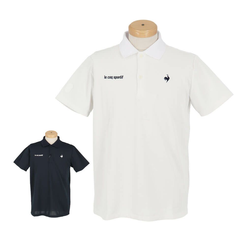 ルコック Le coq sportif　メンズ ロゴ刺繍 NEW BASIC 半袖 ポロシャツ LG5SHS16M　2025年モデル