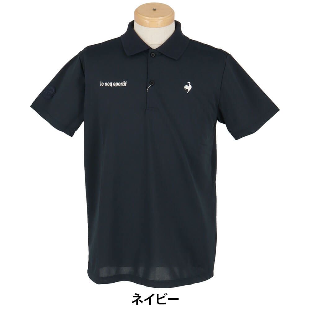 ルコック Le coq sportif　メンズ ロゴ刺繍 NEW BASIC 半袖 ポロシャツ LG5SHS16M　2025年モデル 詳細1