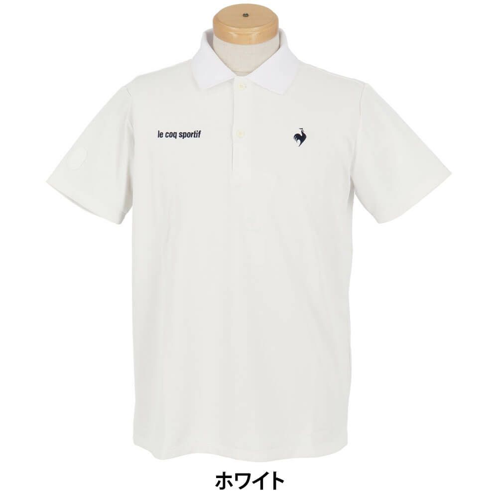 ルコック Le coq sportif　メンズ ロゴ刺繍 NEW BASIC 半袖 ポロシャツ LG5SHS16M　2025年モデル 詳細4