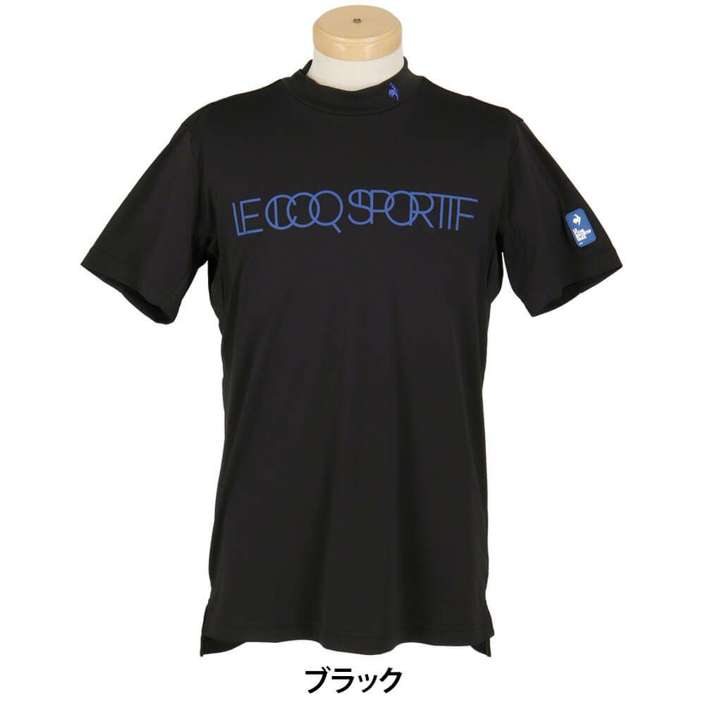 ルコック Le coq sportif　メンズ カラーブロック柄 半袖 モックネックシャツ LG5SHS51M　2025年モデル 詳細2