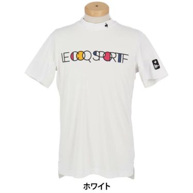 ルコック Le coq sportif　メンズ カラーブロック柄 半袖 モックネックシャツ LG5SHS51M　2025年モデル 詳細5