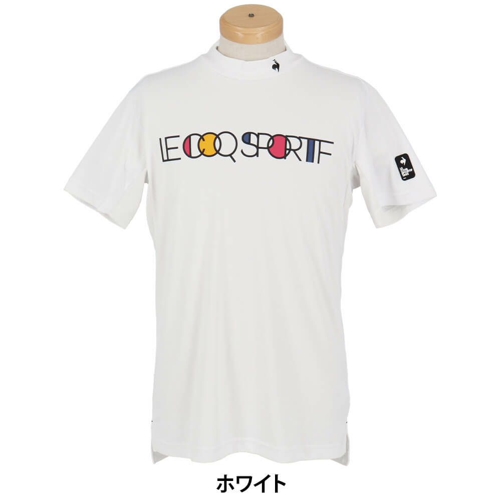 ルコック Le coq sportif　メンズ カラーブロック柄 半袖 モックネックシャツ LG5SHS51M　2025年モデル 詳細5