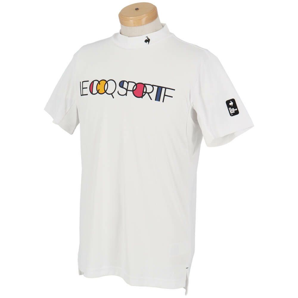 ルコック Le coq sportif　メンズ カラーブロック柄 半袖 モックネックシャツ LG5SHS51M　2025年モデル 詳細7