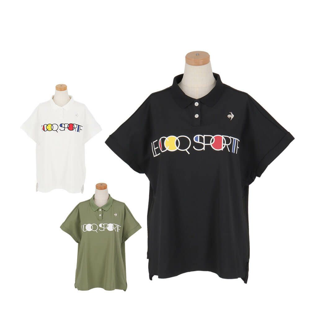 ルコック Le coq sportif　レディース ワイドフィット 半袖 ポロシャツ LG5SHS04L　2025年モデル
