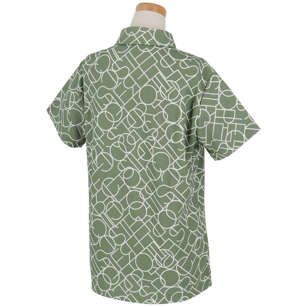 ルコック Le coq sportif　レディース カラーブロック総柄 半袖 ポロシャツ LG5SHS07L　2025年モデル 詳細3