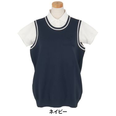 ルコック Le coq sportif　レディース NEW BASIC クルーネック ベスト LG5SVE50L　2025年モデル 詳細2