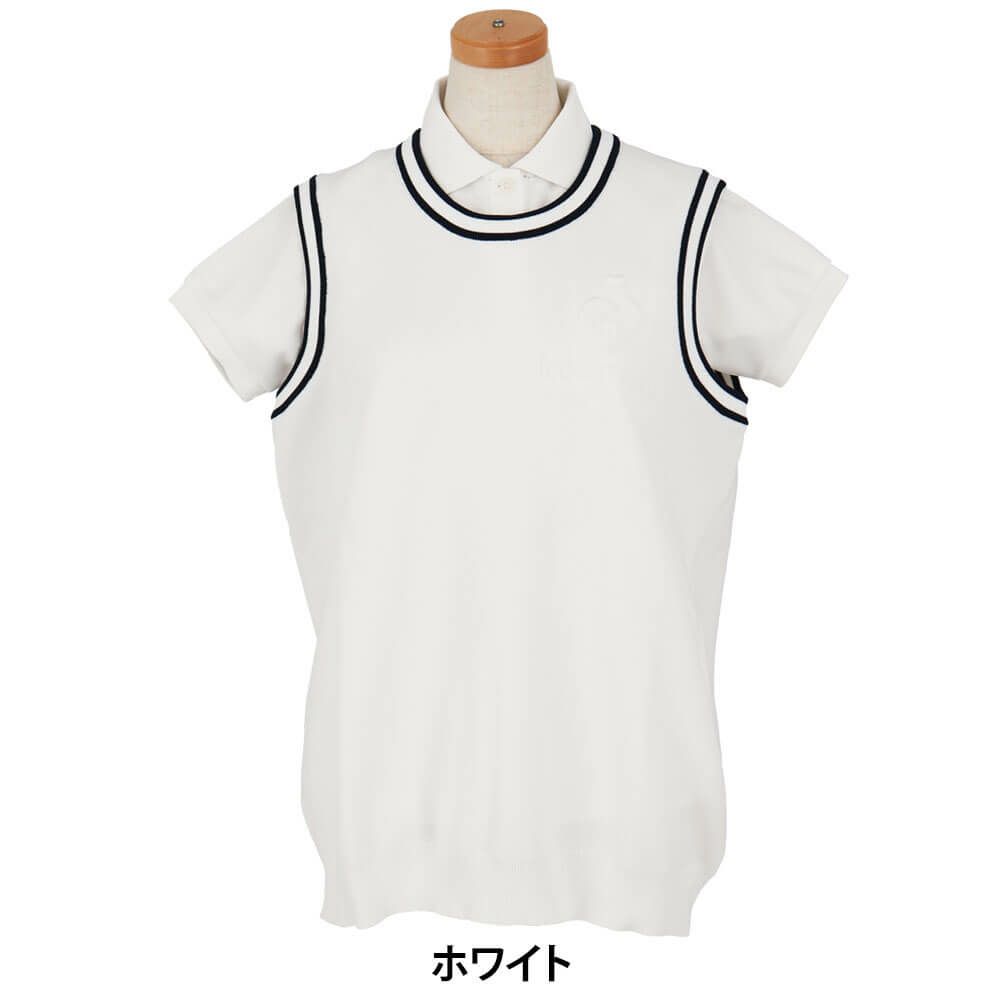 ルコック Le coq sportif　レディース NEW BASIC クルーネック ベスト LG5SVE50L　2025年モデル 詳細6