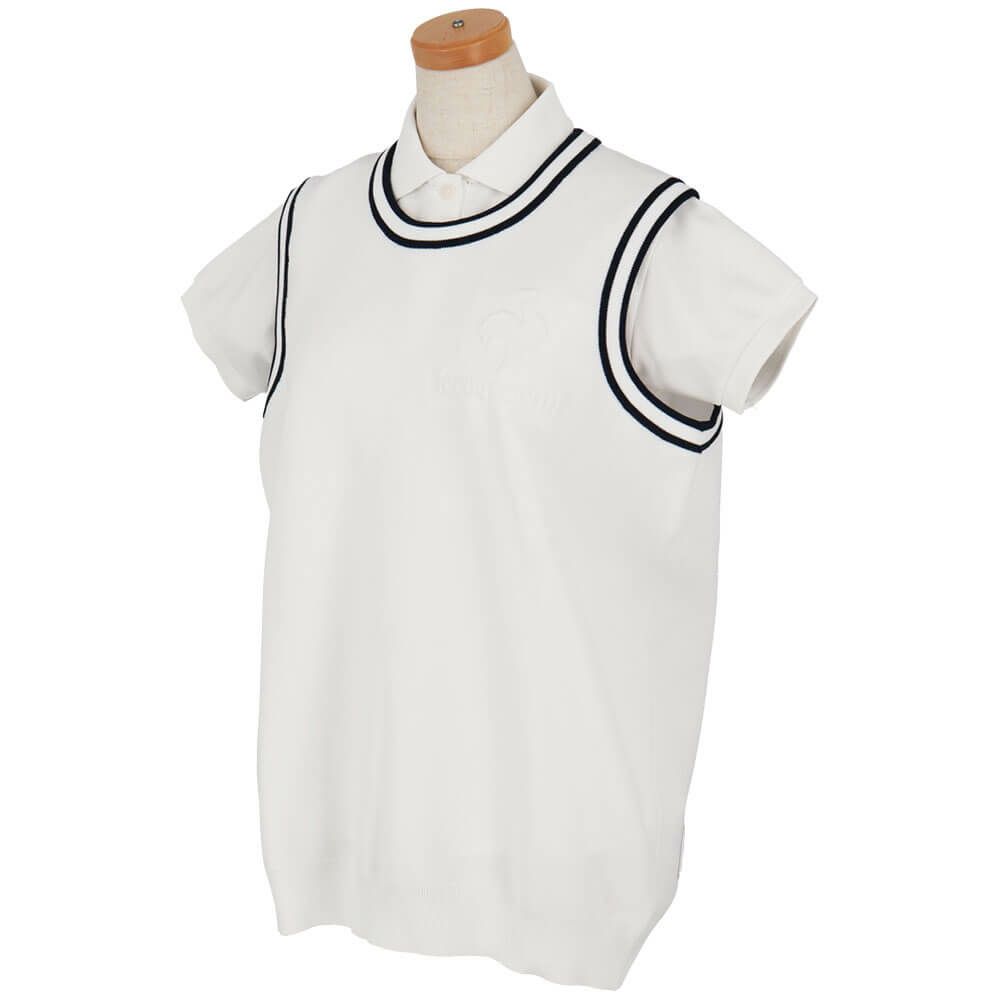 ルコック Le coq sportif　レディース NEW BASIC クルーネック ベスト LG5SVE50L　2025年モデル 詳細8