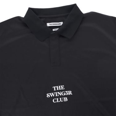 ザ スウィンガー THE SWINGGGR　メンズ SWG ロゴプリント 半袖 ポロシャツ 0125-SWG-CT002 BLACK　2025年モデル 詳細3