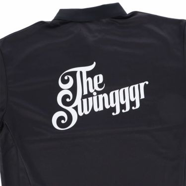 ザ スウィンガー THE SWINGGGR　メンズ SWG ロゴプリント 半袖 ポロシャツ 0125-SWG-CT002 BLACK　2025年モデル 詳細5