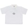 ザ スウィンガー THE SWINGGGR　メンズ SWG ロゴプリント 半袖 ポロシャツ 0125-SWG-CT002 WHITE　2025年モデル
