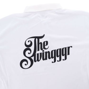 ザ スウィンガー THE SWINGGGR　メンズ SWG ロゴプリント 半袖 ポロシャツ 0125-SWG-CT002 WHITE　2025年モデル 詳細5