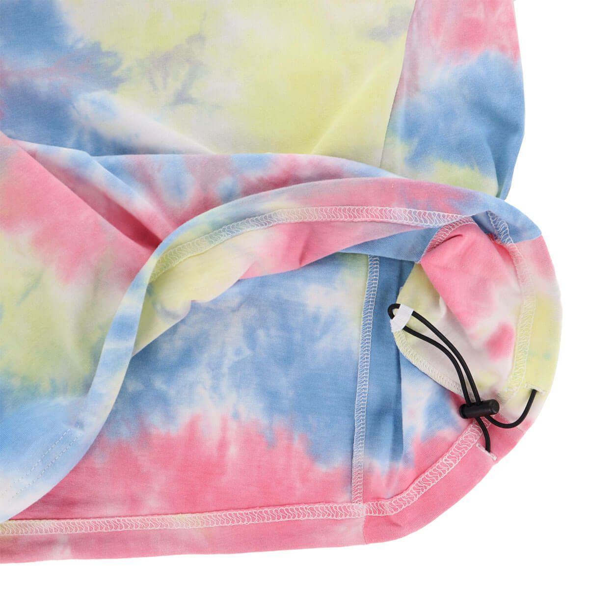 ザ スウィンガー THE SWINGGGR　メンズ TIE DYE ロゴプリント 半袖 ポロシャツ 0125-SWG-CT003 YELLOW　2025年モデル 詳細6