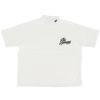 ザ スウィンガー THE SWINGGGR　メンズ SWG ロゴプリント 半袖 モックネックシャツ 0125-SWG-CT006 WHITE　2025年モデル