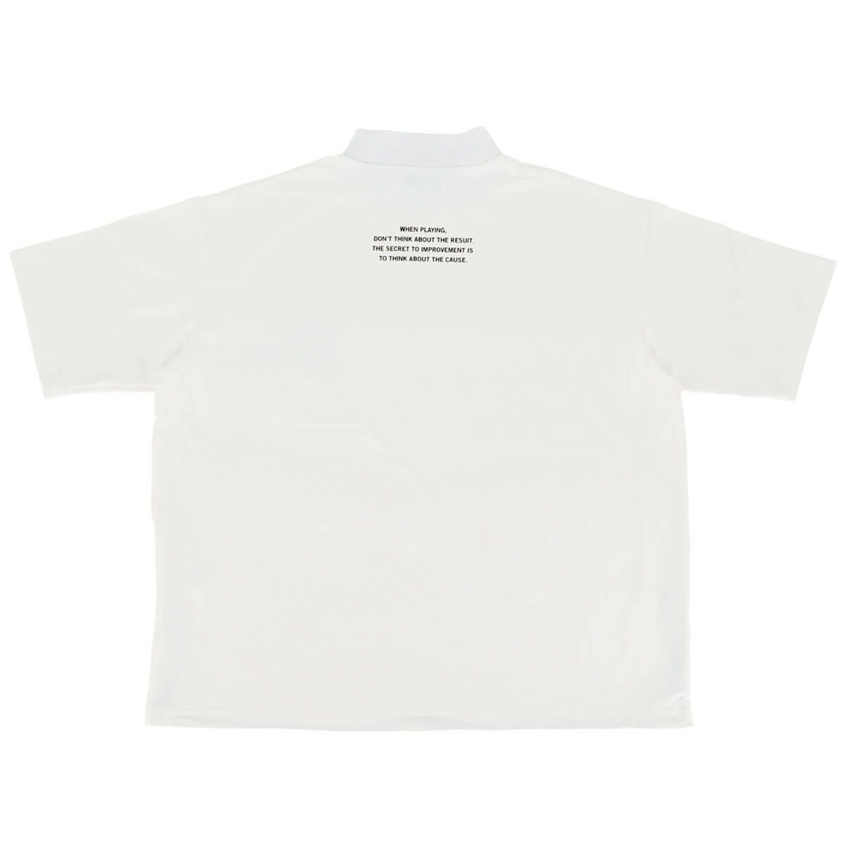 ザ スウィンガー THE SWINGGGR　メンズ SWG ロゴプリント 半袖 モックネックシャツ 0125-SWG-CT006 WHITE　2025年モデル 詳細2