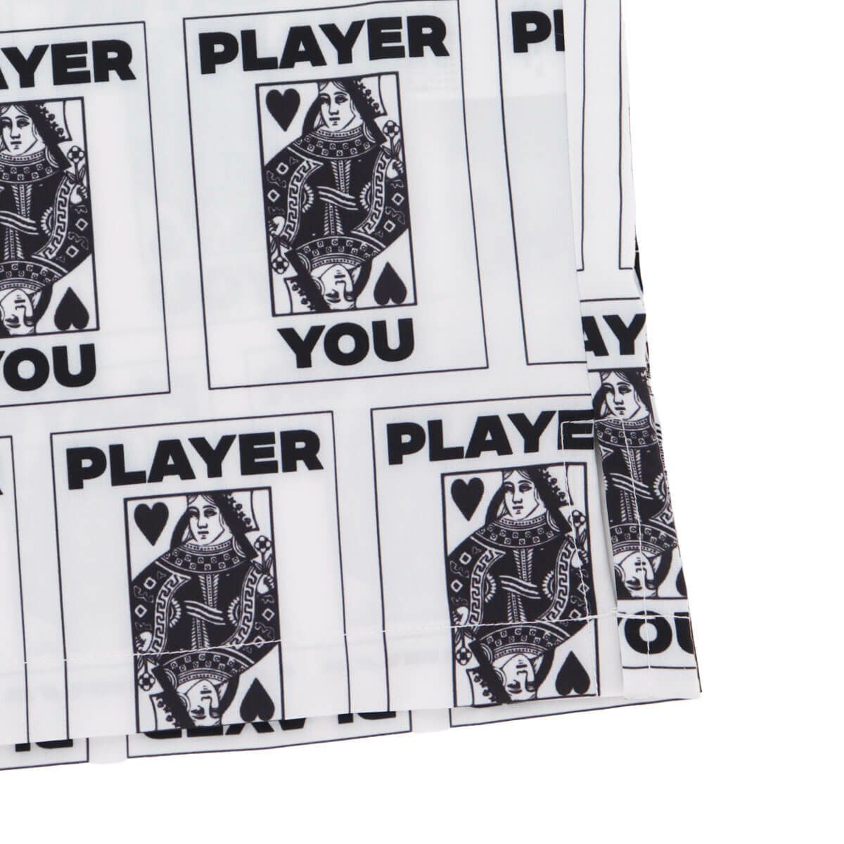 ザ スウィンガー THE SWINGGGR　メンズ TRUMP 総柄プリント 半袖 ポロシャツ 0125-SWG-SH001 WHITE　2025年モデル 詳細6