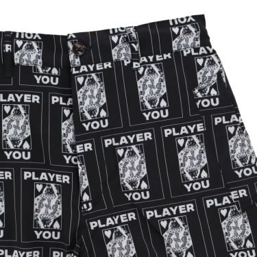 ザ スウィンガー THE SWINGGGR　メンズ TRUMP 総柄プリント ショートパンツ 0125-SWG-PT001 BLACK　2025年モデル 詳細3