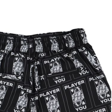 ザ スウィンガー THE SWINGGGR　メンズ TRUMP 総柄プリント ショートパンツ 0125-SWG-PT001 BLACK　2025年モデル 詳細5