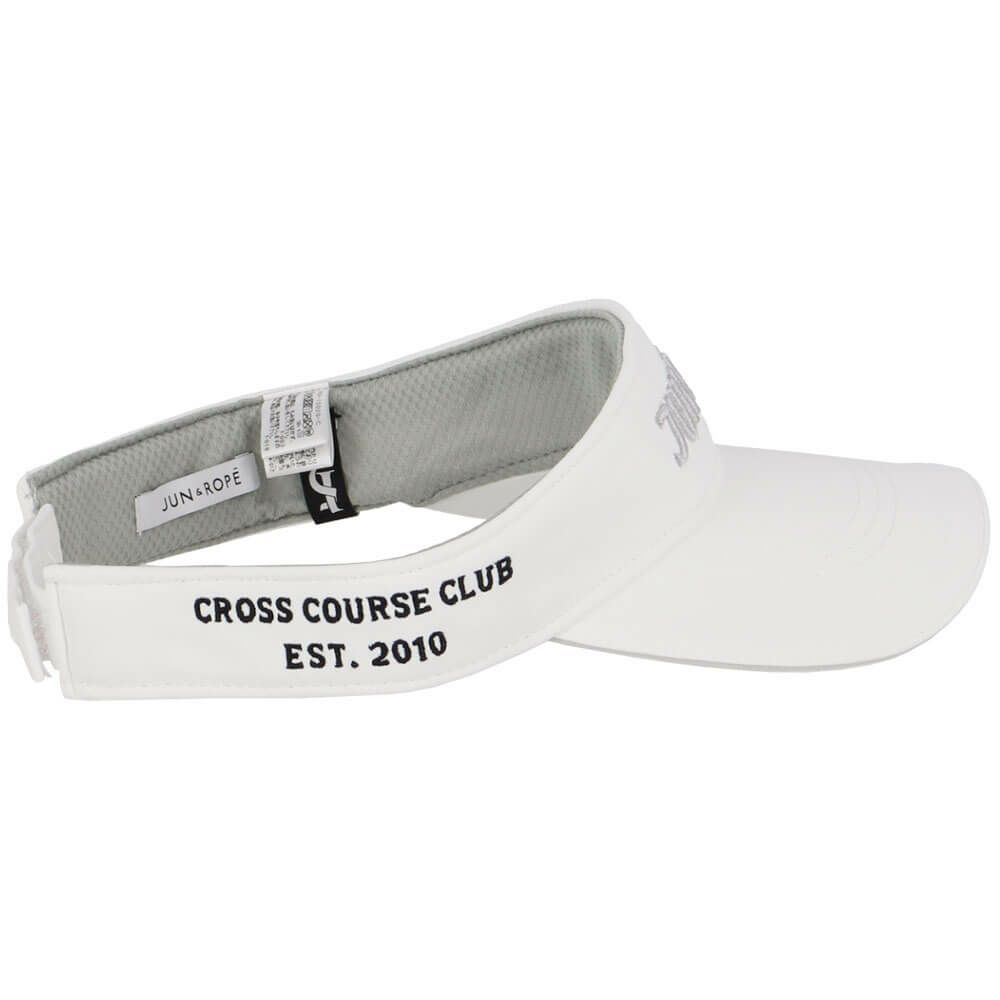 ジュン アンド ロペ JUN ＆ ROPE　レディース 立体ロゴ刺繍 バイザー ERU15020 07 グレー　2025年モデル 詳細3