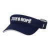 ジュン アンド ロペ JUN ＆ ROPE　レディース 立体ロゴ刺繍 バイザー ERU15020 40 ネイビー　2025年モデル