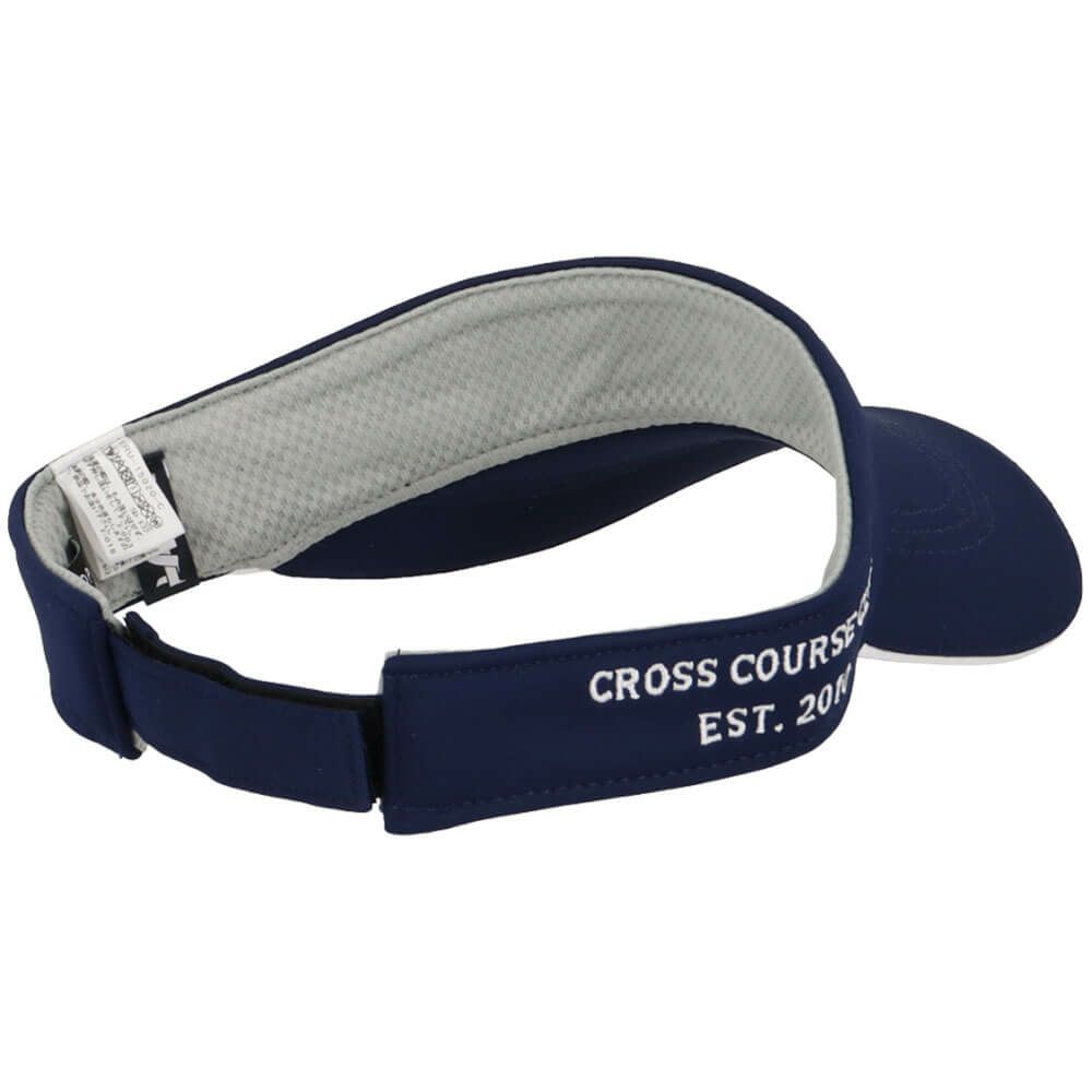 ジュン アンド ロペ JUN ＆ ROPE　レディース 立体ロゴ刺繍 バイザー ERU15020 40 ネイビー　2025年モデル 詳細2