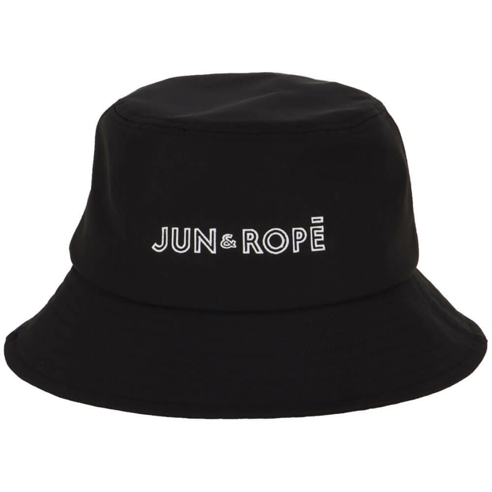 ジュン アンド ロペ JUN ＆ ROPE　レディース ロゴ刺繍 バケットハット ERU55000 01 ブラック　2025年モデル 詳細3