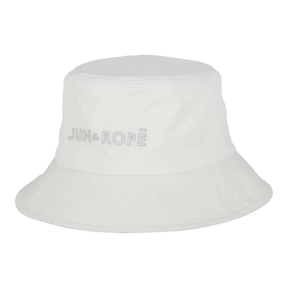 ジュン アンド ロペ JUN ＆ ROPE　レディース ロゴ刺繍 バケットハット ERU55000 10 ホワイト　2025年モデル