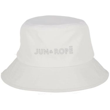 ジュン アンド ロペ JUN ＆ ROPE　レディース ロゴ刺繍 バケットハット ERU55000 10 ホワイト　2025年モデル 詳細3