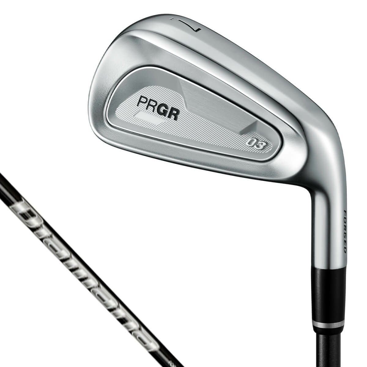 プロギア PRGR　03 ゼロサン アイアン 2025年モデル　5本セット（＃7～9、PW、AW）　Diamana M FOR PRGR カーボンシャフト