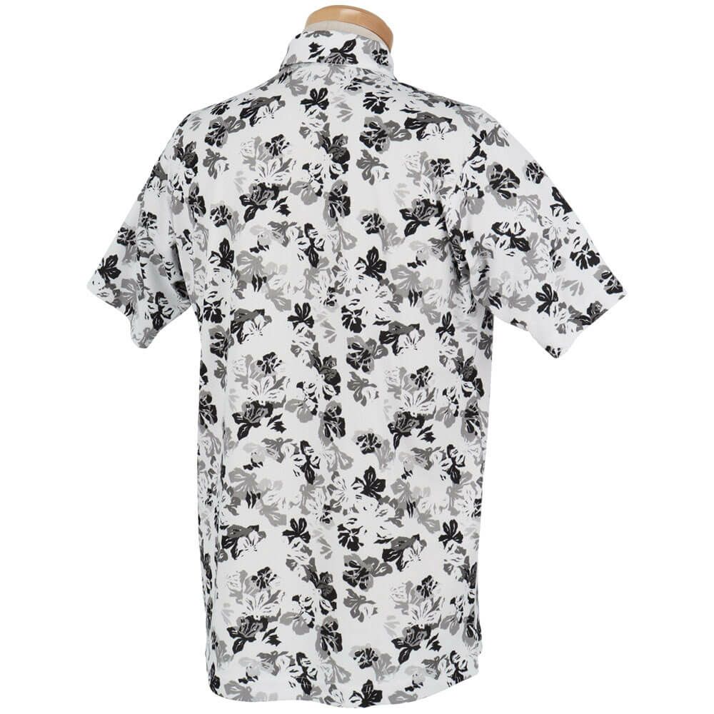 ブリヂストンゴルフ　メンズ 花柄 総柄 半袖ポロシャツ 3GE02A　2025年モデル 詳細2