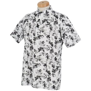 ブリヂストンゴルフ　メンズ 花柄 総柄 半袖ポロシャツ 3GE02A　2025年モデル 詳細3