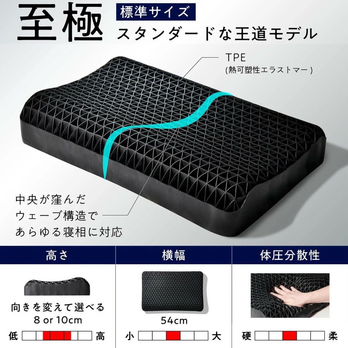 ヒツジのいらない枕 至極 テンセル枕カバー付き 詳細16