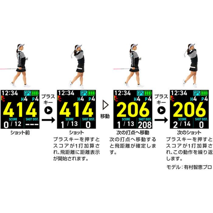 グリーンオン ザ・ゴルフウォッチ THE GOLF WATCH GN101　腕時計型 GPSゴルフナビ　ホワイト ホワイト 詳細3