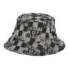 ジュン アンド ロペ JUN ＆ ROPE　レディース チェッカーボードジャガード バケットハット ERU15150 01 ブラック　2025年モデル ブラック
