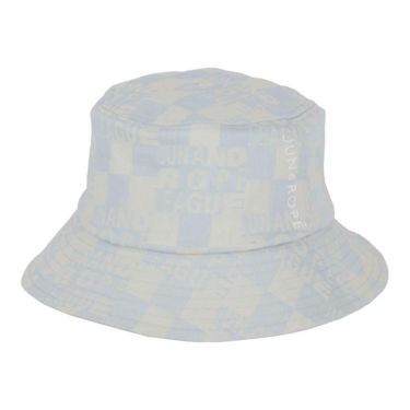 ジュン アンド ロペ JUN ＆ ROPE　レディース チェッカーボードジャガード バケットハット ERU15150 48 サックス　2025年モデル サックス