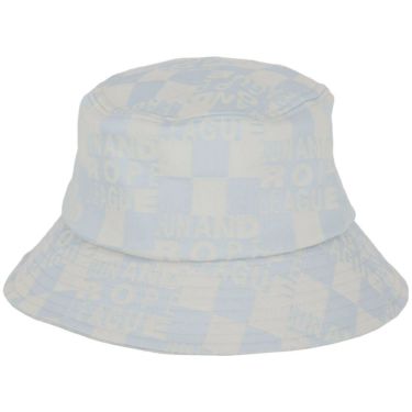 ジュン アンド ロペ JUN ＆ ROPE　レディース チェッカーボードジャガード バケットハット ERU15150 48 サックス　2025年モデル サックス 詳細2