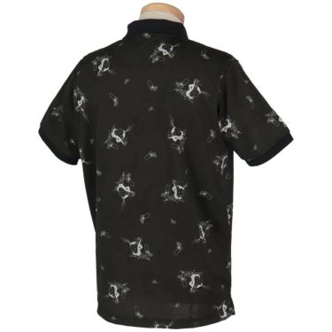 マンシングウェア Munsingwear　メンズ 総柄ジャカード×ペンギン総柄プリント 半袖 ポロシャツ MG5SHS53M　2025年モデル 詳細2