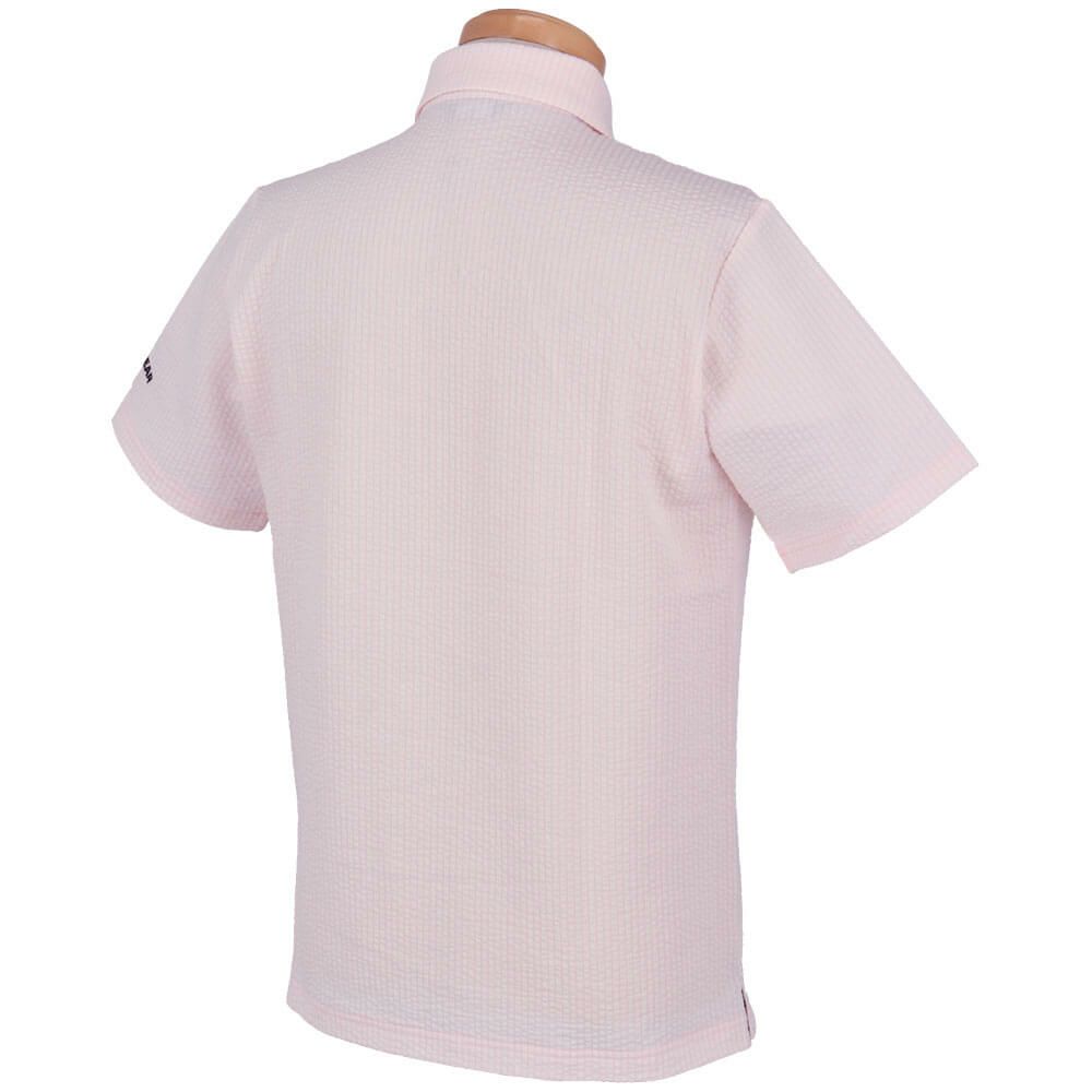 マンシングウェア Munsingwear　メンズ ストライプ サッカー 半袖 ポロシャツ MG5SHS83M　2025年モデル 詳細4