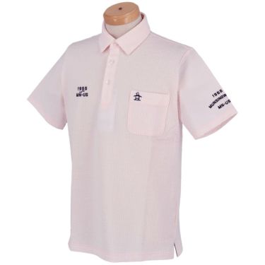 マンシングウェア Munsingwear　メンズ ストライプ サッカー 半袖 ポロシャツ MG5SHS83M　2025年モデル 詳細5