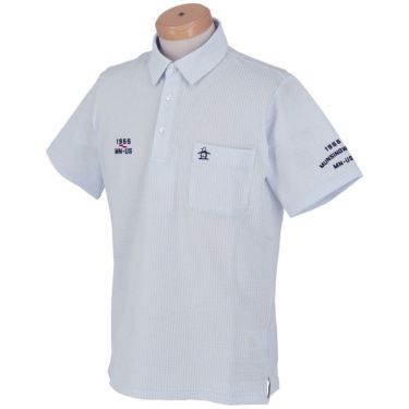 マンシングウェア Munsingwear　メンズ ストライプ サッカー 半袖 ポロシャツ MG5SHS83M　2025年モデル 詳細7