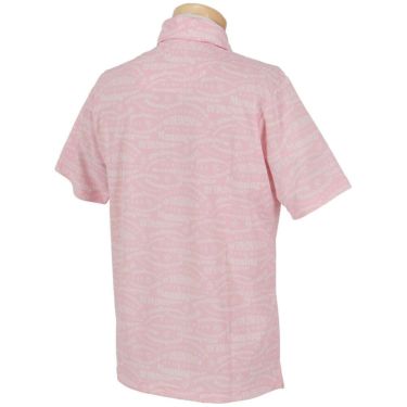 マンシングウェア Munsingwear　メンズ マルチロゴ総柄プリント 半袖 ポロシャツ MG5SHS84M　2025年モデル 詳細4