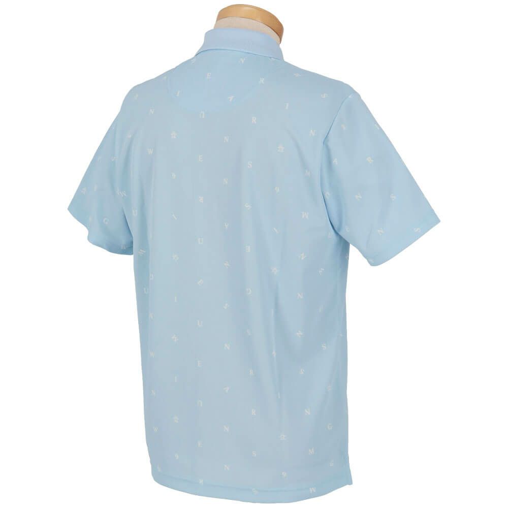 マンシングウェア Munsingwear　メンズ 飛び柄プリント 半袖 ポロシャツ MG5SHS87M　2025年モデル 詳細4