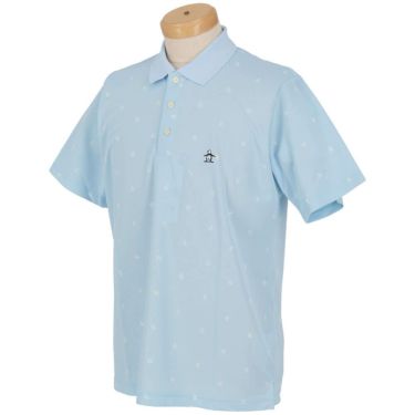マンシングウェア Munsingwear　メンズ 飛び柄プリント 半袖 ポロシャツ MG5SHS87M　2025年モデル 詳細5